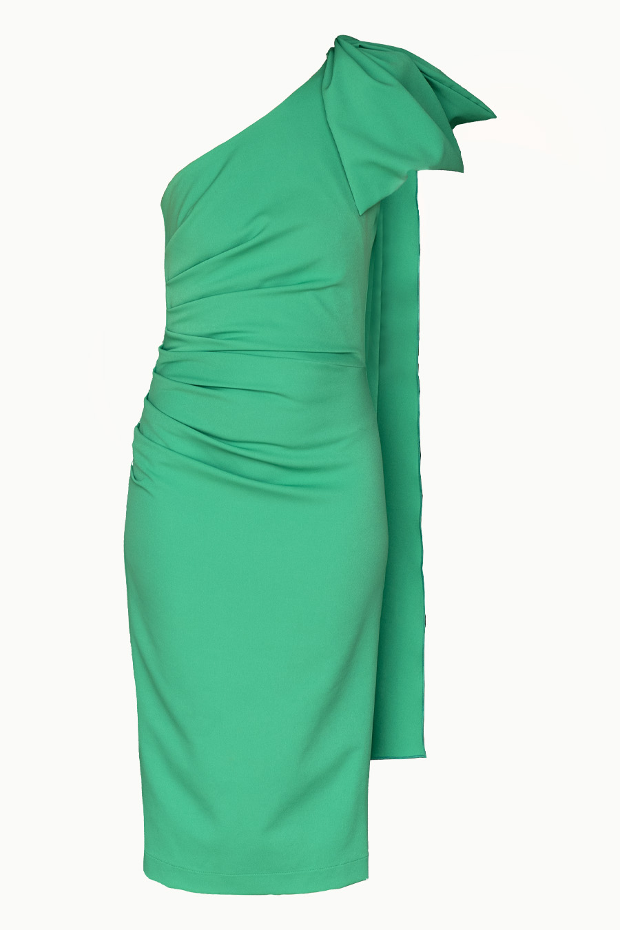 Kevan Jon Krystal Bow Dress (Green - 8) | Willow Collective